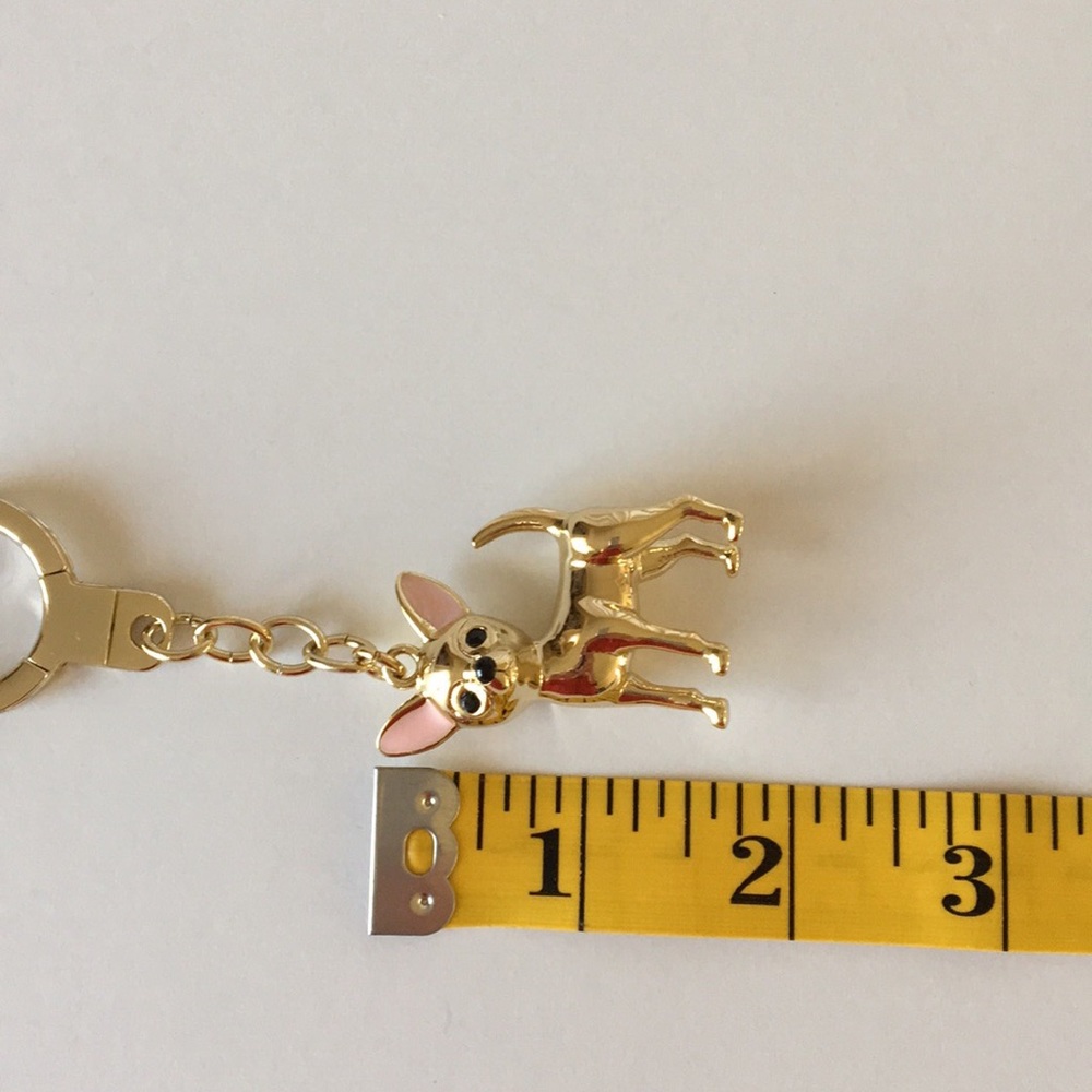 Kate Spade Chihuahua Dog Key Fob Keyring - Picture 7 of 8